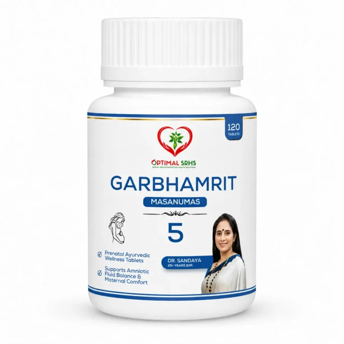 Garbhamrit Masanumas 5 – Prenatal Ayurvedic Wellness Tablets