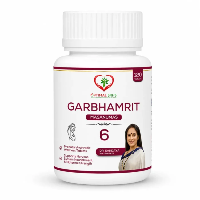 Garbhamrit Masanumas 6 – Prenatal Ayurvedic Wellness Tablets