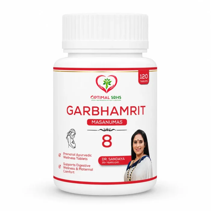 Garbhamrit Masanumas 8 – Prenatal Ayurvedic Wellness Tablets